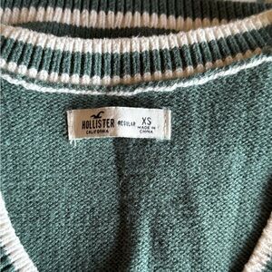 Hollister woman’s  Teal and White Sweater dress